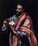 GRECO, El Apostle St Paul china oil painting reproduction